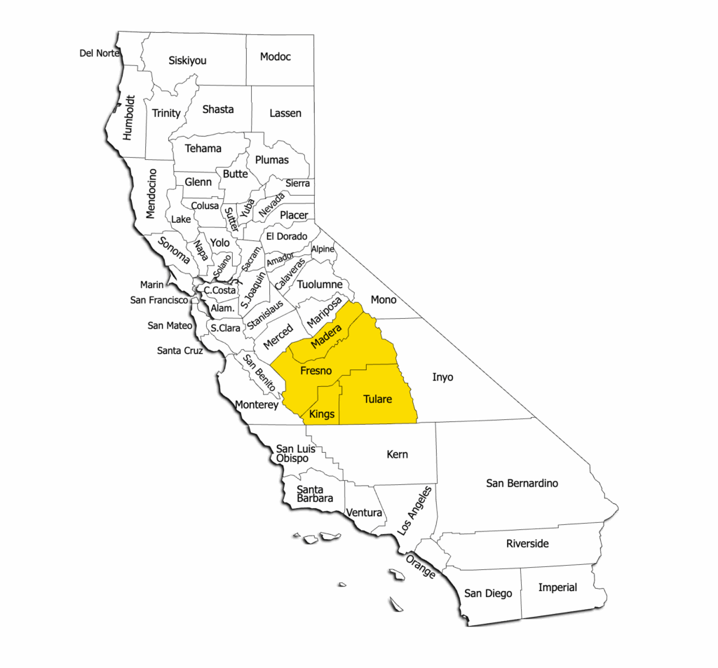 California Map Chart (2)